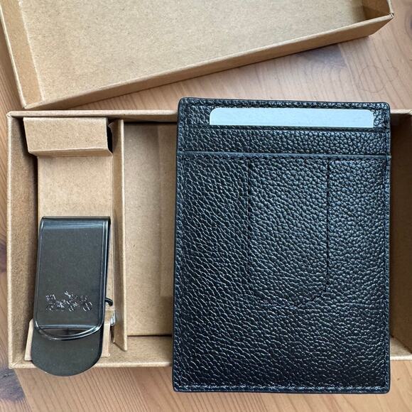 ❤️ Coach Boxed 3 In 1 Card Case Gift Set - Picture 7 of 10
